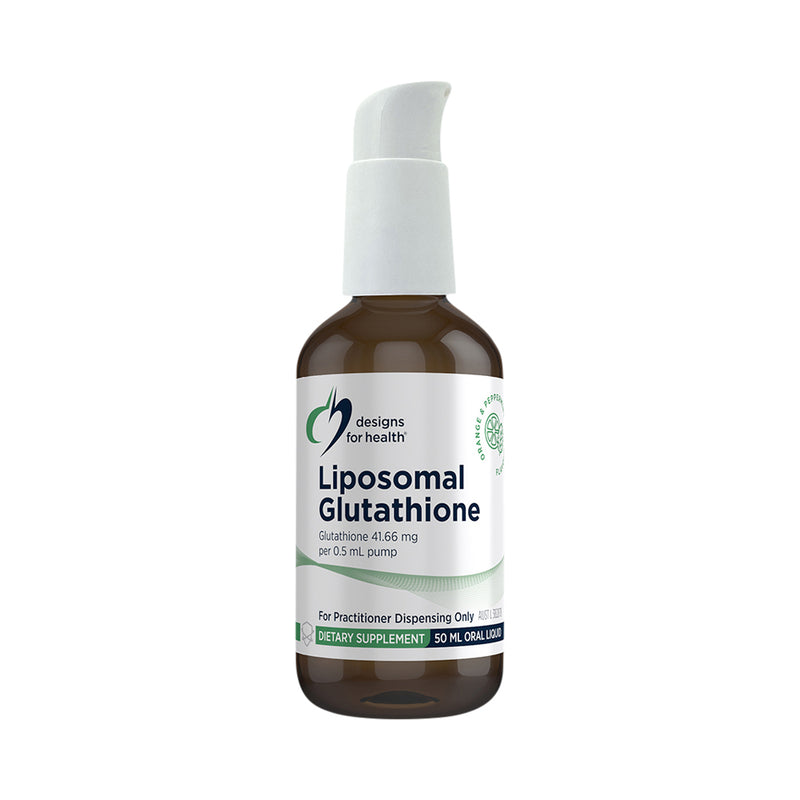 Designs For Health Liposomal Glutathione Orange & Peppermint Oral Liquid 50ml
