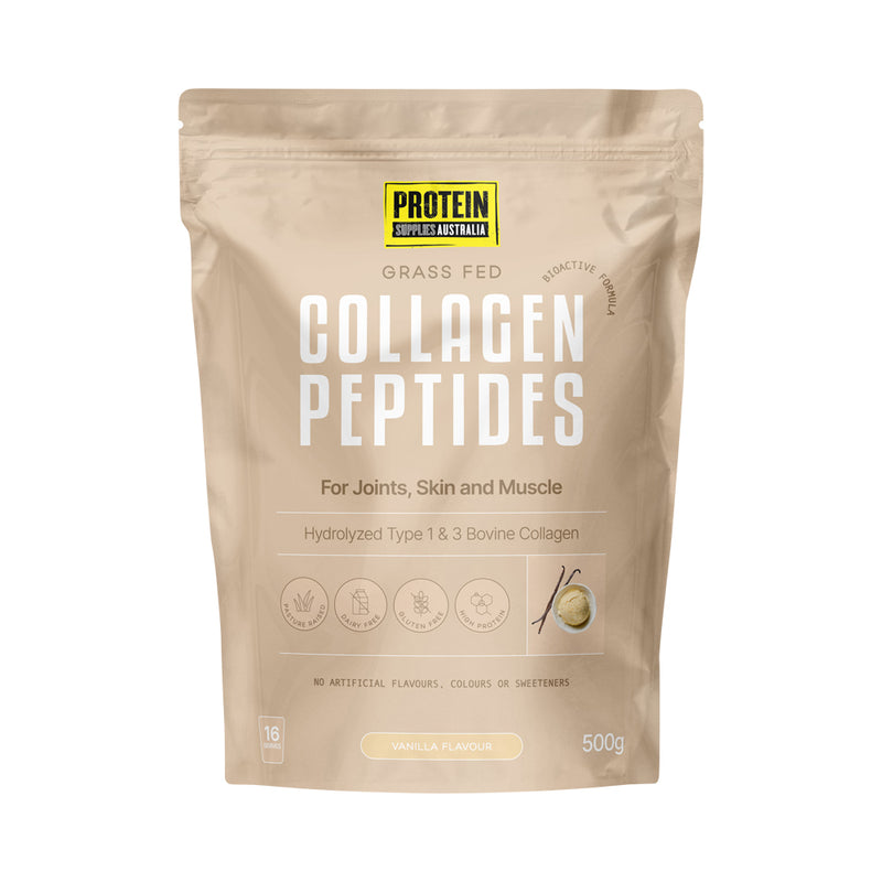 Protein Supplies Australia Collagen Peptides Vanilla 500g