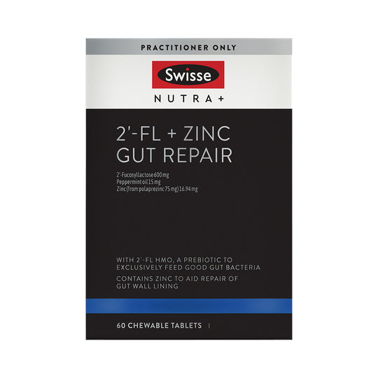 SWISSE NUTRA+ 2-FL + ZINC GUT REPAIR CHEWABLE 60T