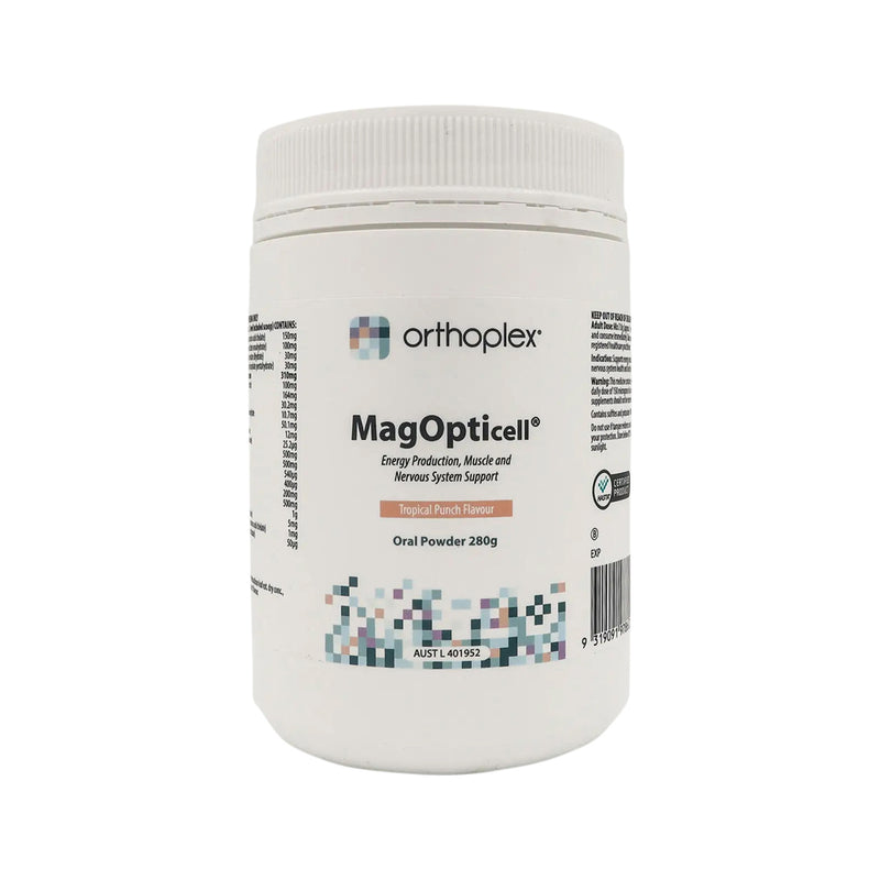 ORTHOPLEX WHITE MAGOPTI CELL TROPICAL PUNCH ORAL POWDER 280G