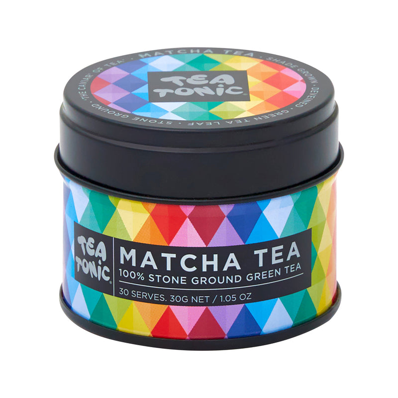 TEA TONIC ORGANIC MATCHA GREEN TEA ELDERFLOWER TIN 30G