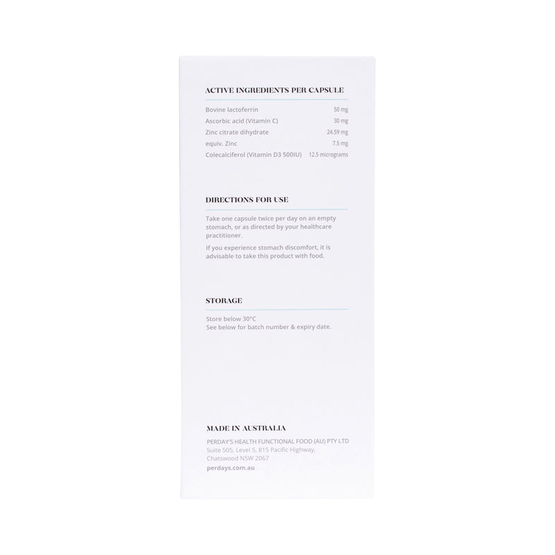 PERDAYS IMMUNE BOOST + LACTOFERRIN 60C