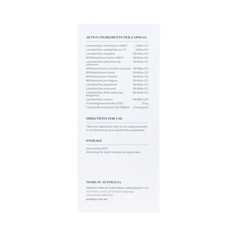PERDAYS PROBIOTIC 360 & VITAMIN D 30C