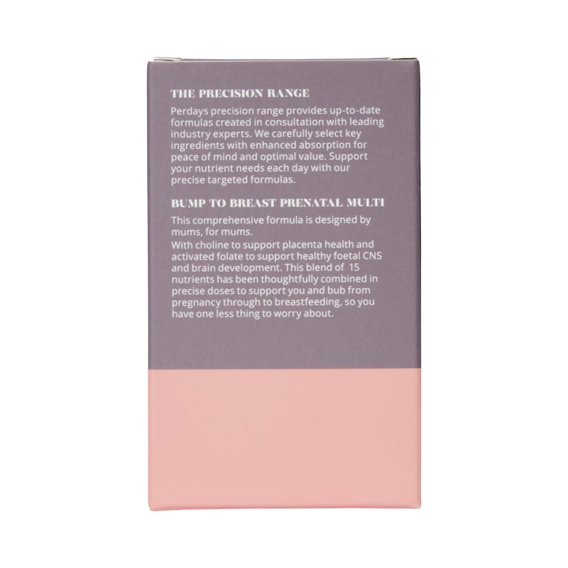 PERDAYS BUMP TO BREAST PRENATAL MULTI 60T
