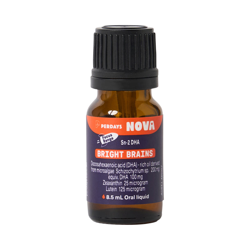 PERDAYS NOVA BRIGHT BRAINS ORAL LIQUID 8.5ML