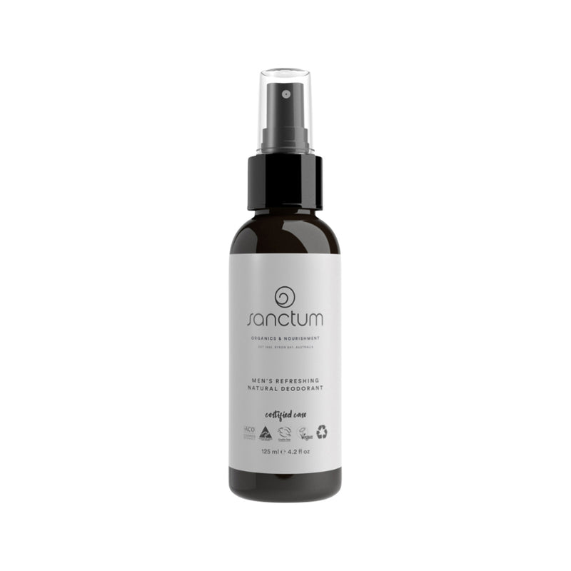 SANCTUM MENS REFRESHING NATURAL DEODORANT 125ML