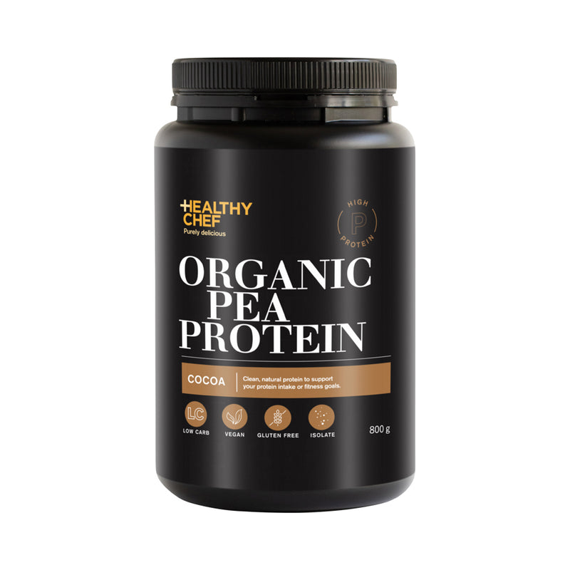 THE HEALTHY CHEF ORGANIC PEA PROTEIN COCOA 800G
