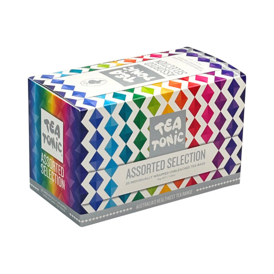 TEA TONIC ASSORTED SELECTION PACK X 20 TEA BAGS