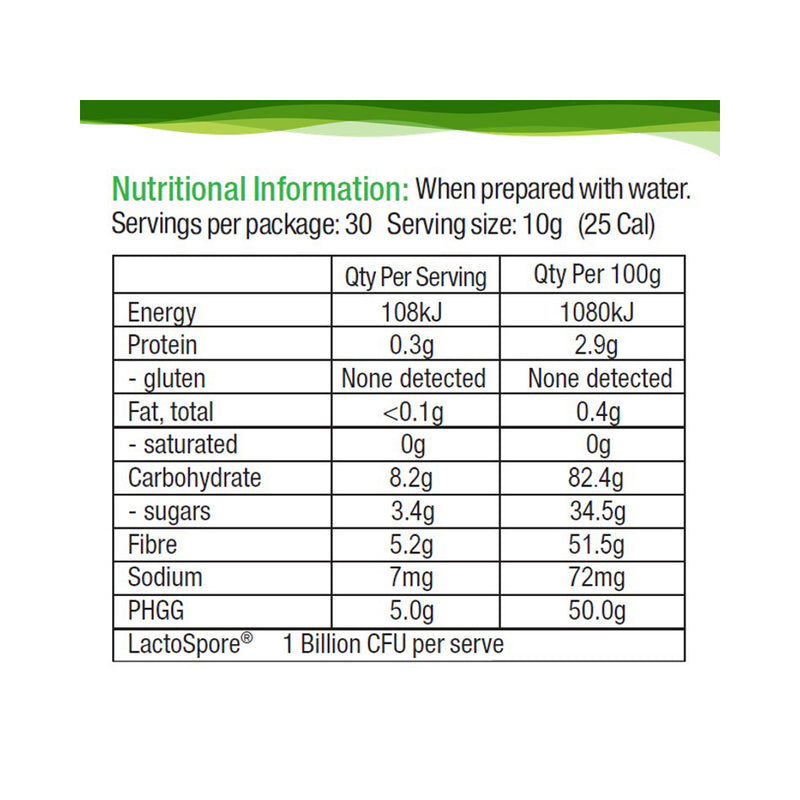 SUPERFLORA GREENS+ DAILY GUT HEALTH BOOST 300G