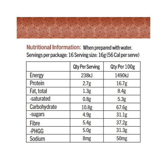 SUPERFLORA DARK HOT CHOCOLATE 256G