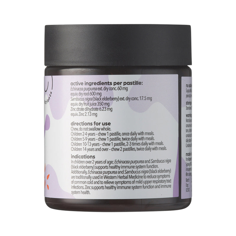 IM NUTRIENTS ELDERBERRY IMMUNE CHEWABLE PASTILLES MIXED BERRY X 60