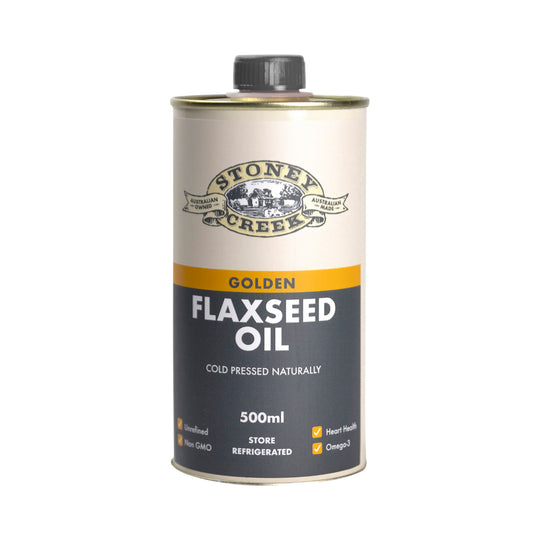 STONEY CREEK GOLDEN FLAXSEED OIL 500ML