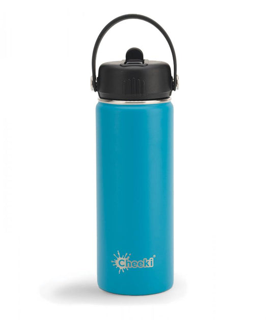 Cheeki Insulated Bottle Adventure Aqua (Small) 600ml