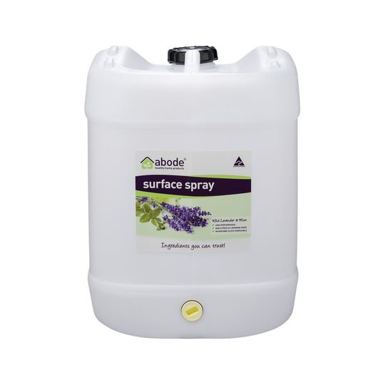 Abode Surface Spray Wild Lavender & Mint Drum with Tap 15L