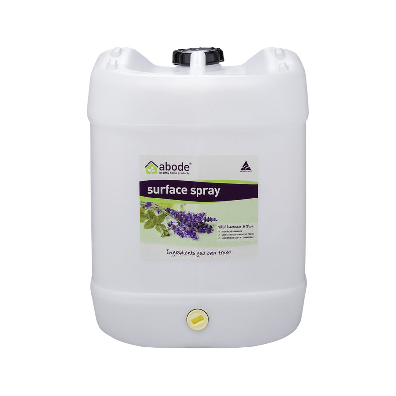 Abode Surface Spray Wild Lavender & Mint Drum with Tap 15L