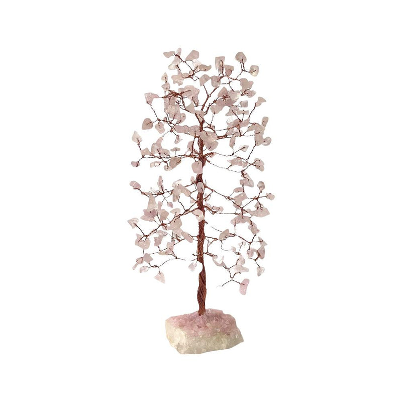 ALTERNATIVE DISTRIBUTION CRYSTAL TREE ROSE QUARTZ LARGE