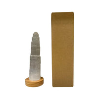 ALTERNATIVE DISTRIBUTION SELENITE LAMP MINI MOUNTAIN WITH LED BASE 20CM