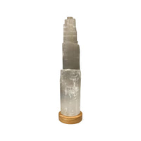 ALTERNATIVE DISTRIBUTION SELENITE LAMP MINI MOUNTAIN WITH LED BASE 25CM