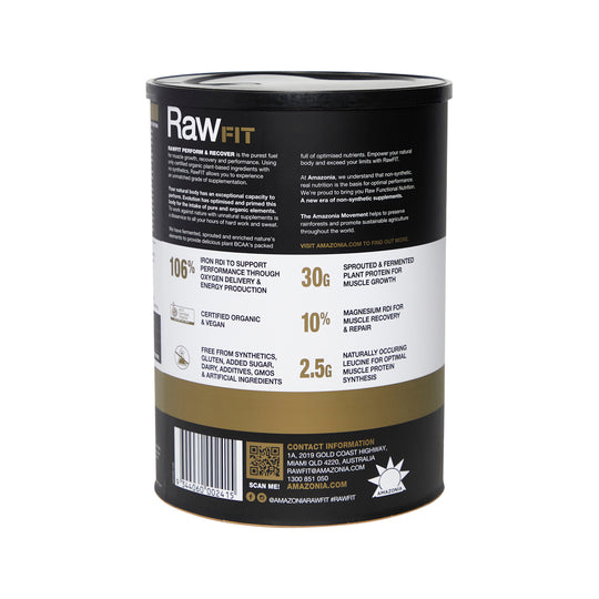 Amazonia RawFIT Plant Protein Organic Perform & Recover Rich Chocolate 1.25kg