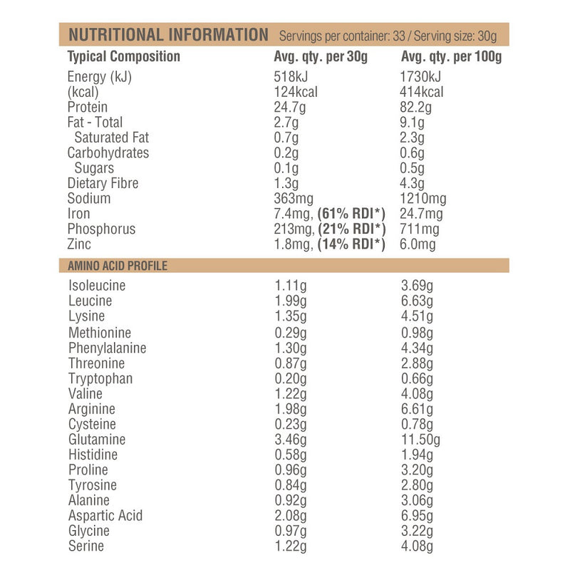 Amazonia Raw Protein Organic Isolate Natural 1kg