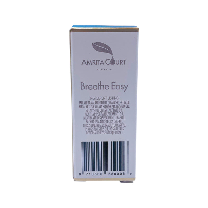 Amrita Court Pure & Natural Essential Oil Blend Breathe Easy 10ml