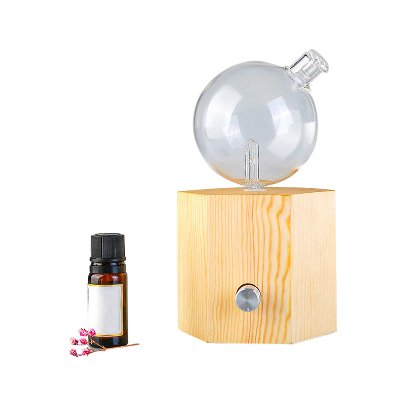 Amrita Court Nebuliser (Diffuser) Wooden Base Geometry Hexagon  SELL THROUGH