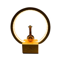 Amrita Court Nebuliser (Diffuser) Wooden Base with Ring Light Luna