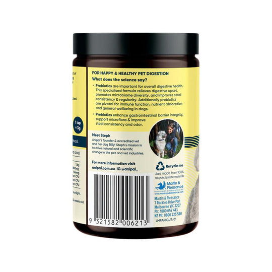 ANIPAL HEALTHY DIGESTION GUT FORMULA POWDER MEAL TOPPER (FOR DOGS) 135G