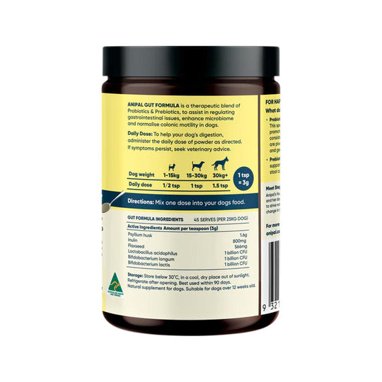 ANIPAL HEALTHY DIGESTION GUT FORMULA POWDER MEAL TOPPER (FOR DOGS) 135G