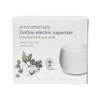 Aromamatic 2inOne Electric Vaporiser (Essential Oil & Wax Melt) Coral Shape White