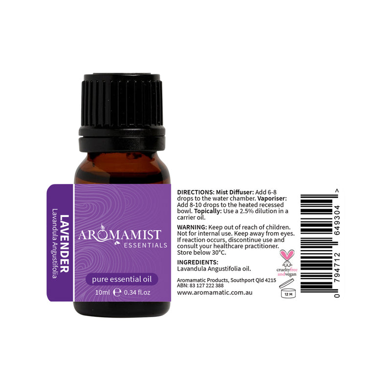 Aromamist Essentials Pure Essential Oil Lavender 10ml