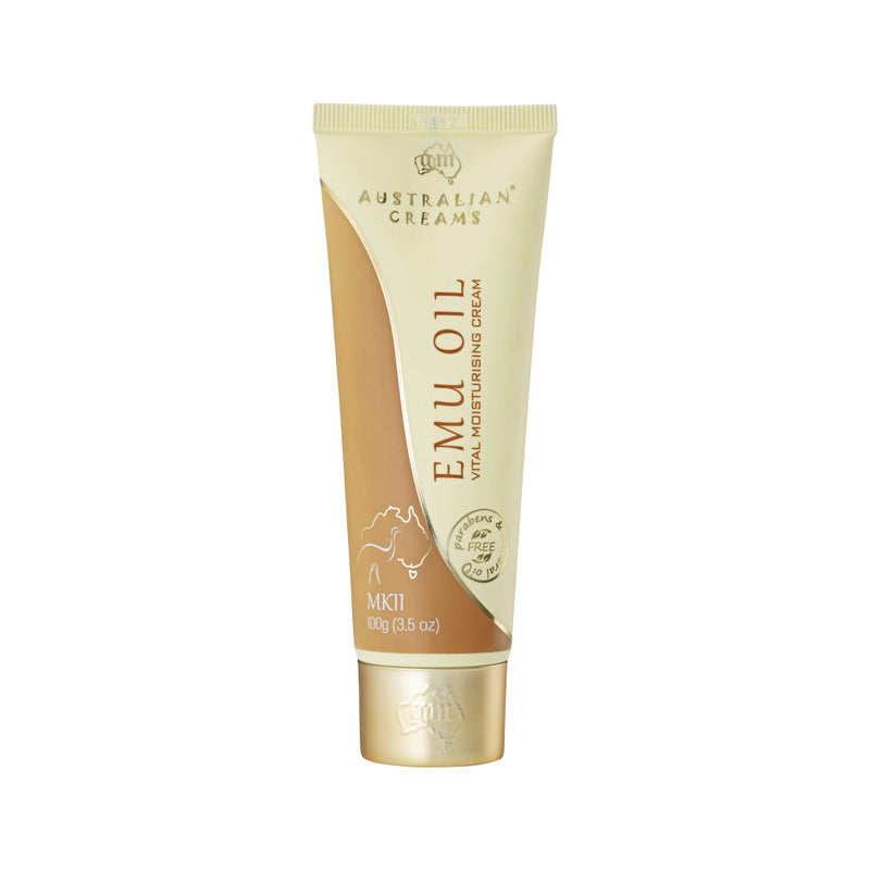 Australian Creams MkII Emu Oil Vital Moisturising Cream with Vitamin E 100g