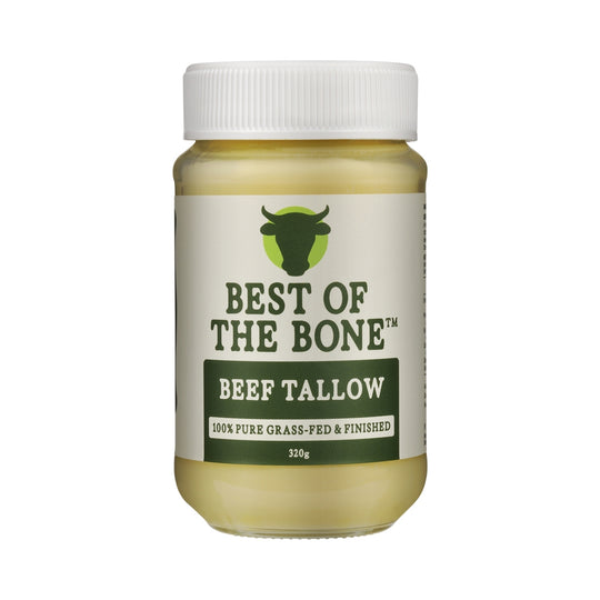 BEST OF THE BONE BEEF TALLOW PURE GRASS-FED SUET DRIPPING 320G