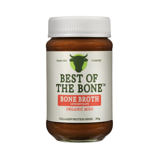 BEST OF THE BONE BONE BROTH BEEF CONCENTRATE ORGANIC MISO 390G