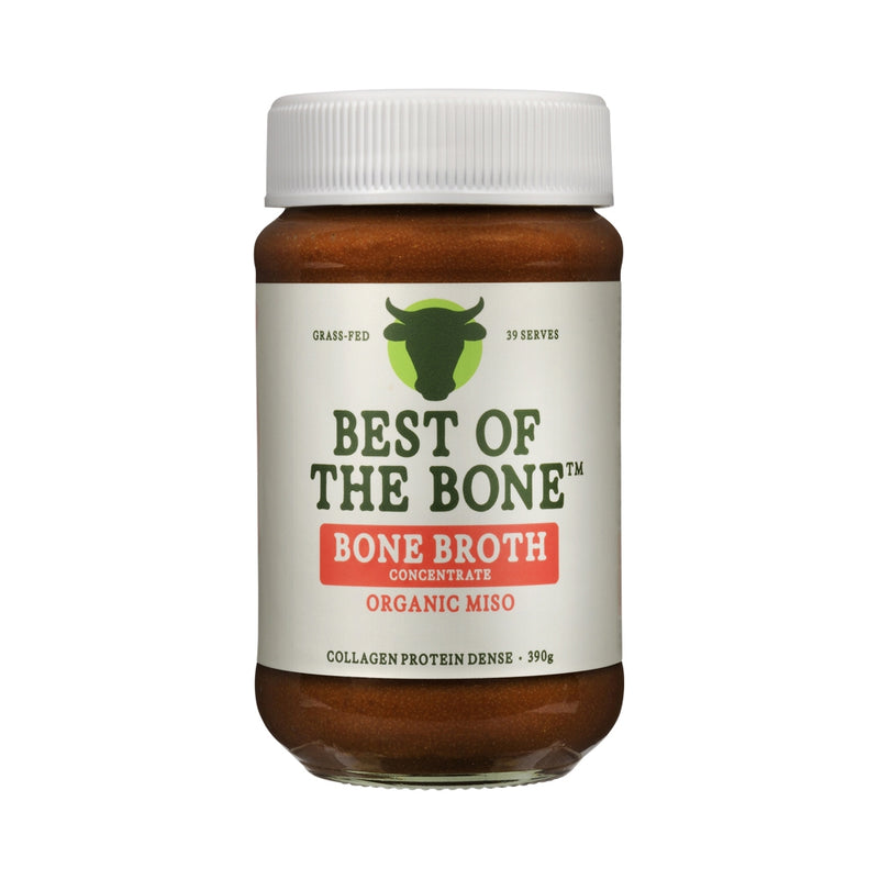 BEST OF THE BONE BONE BROTH BEEF CONCENTRATE ORGANIC MISO 390G