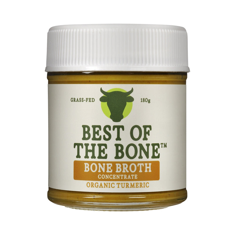BEST OF THE BONE BONE BROTH BEEF CONCENTRATE ORGANIC TURMERIC 180G