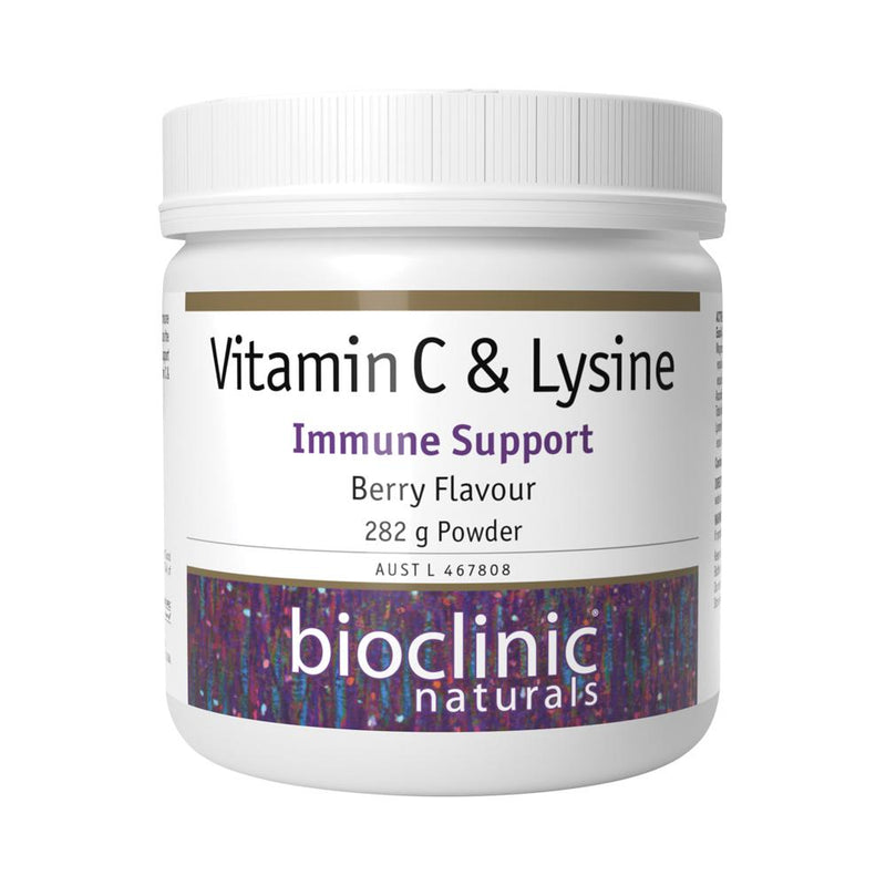 BIOCLINIC NATURALS VITAMIN C & LYSINE BERRY 282G