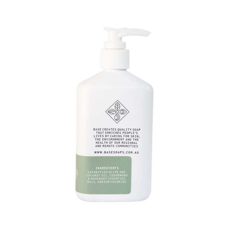 Base (Soap With Impact) Hand Wash Cedarwood & Rosemary 250ml