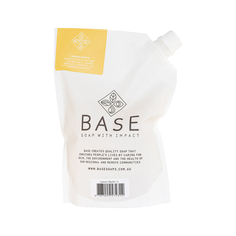 Base (Soap With Impact) Hand Wash Lemon Myrtle Refill 1L