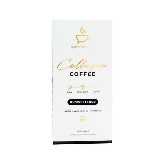 Before You Speak Collagen Coffee Unsweetened 6.5g x 30 Pack