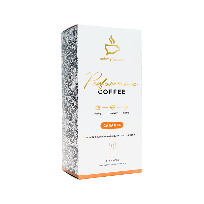 Before You Speak Performance Coffee Caramel 4.5g x 30 Pack