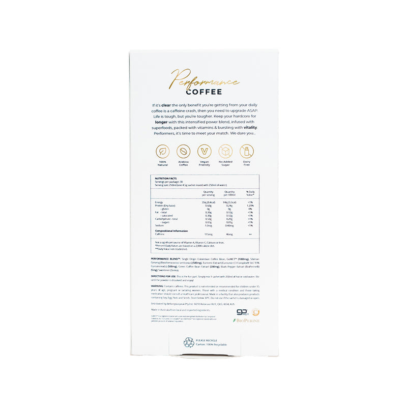 Before You Speak Performance Coffee The OG 4.5g x 30 Pack