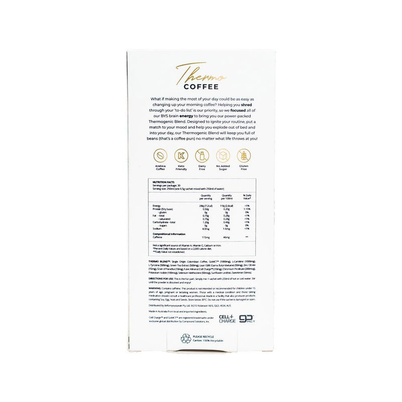 Before You Speak Thermo Coffee Original 6.5g x 30 Pack