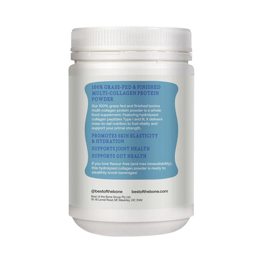 Best of the Bone Healing Multi-Collagen Protein Powder Hydrolysed Collagen Peptides Unflavoured 500g