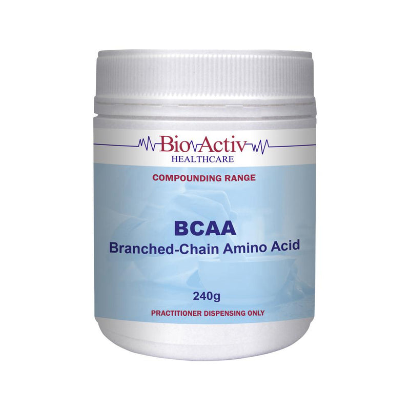 BIOACTIV HEALTHCARE COMPOUNDING RANGE BCAA (BRANCHED-CHAIN AMINO ACID) 240G