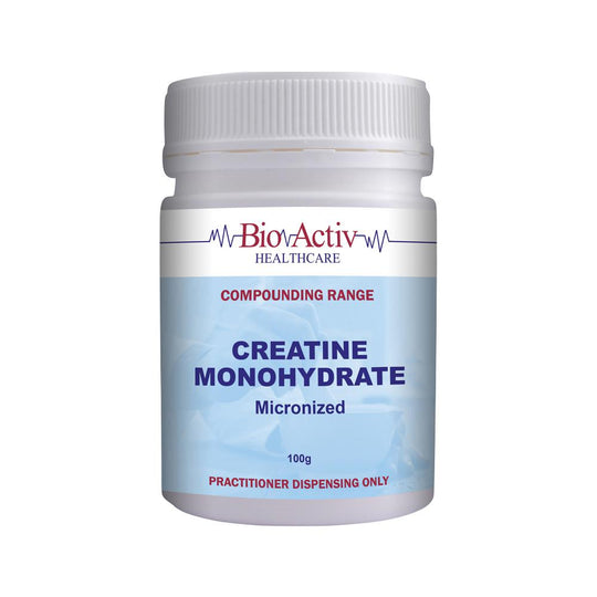 BIOACTIV HEALTHCARE COMPOUNDING RANGE CREATINE MONOHYDRATE (MICRONIZED) 100G