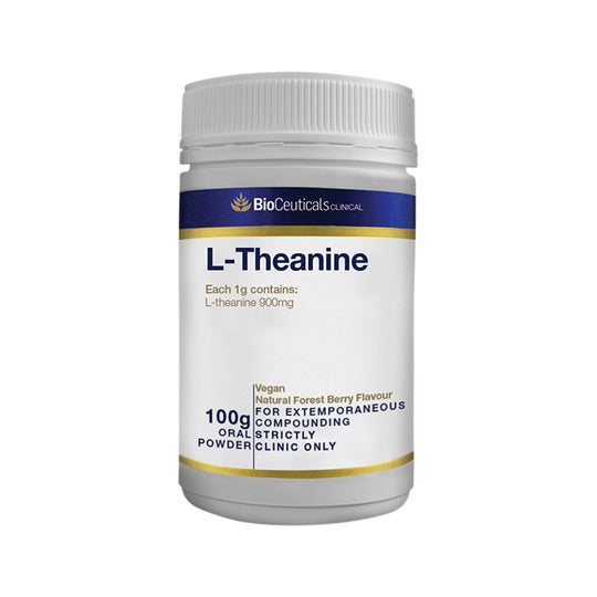 BioCeuticals Clinical L-Theanine Forest Berry Oral Powder 100g