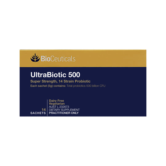 BioCeuticals UltraBiotic 500 Sachets 5g x 14 Pack