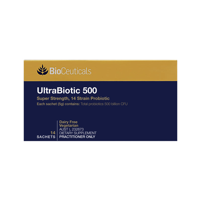 BioCeuticals UltraBiotic 500 Sachets 5g x 14 Pack