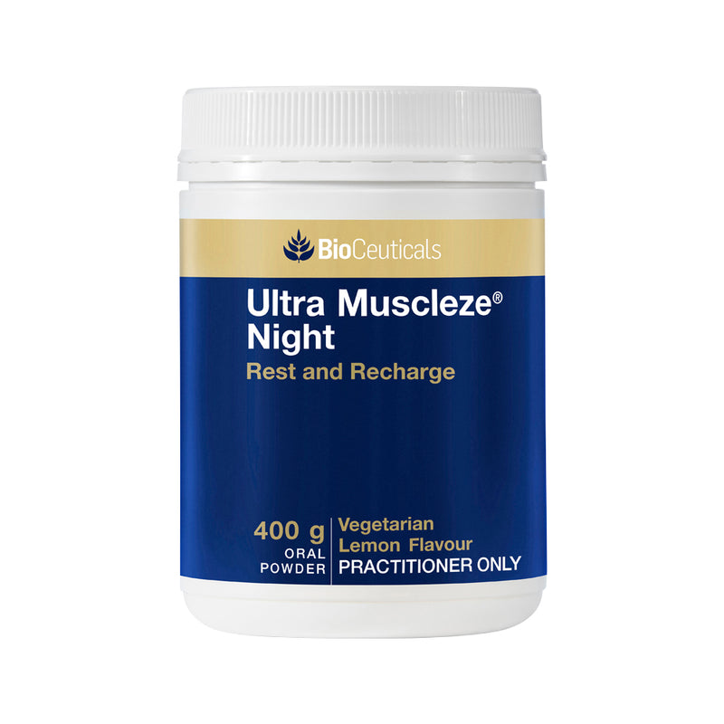 BioCeuticals Ultra Muscleze Night Lemon Oral Powder 400g